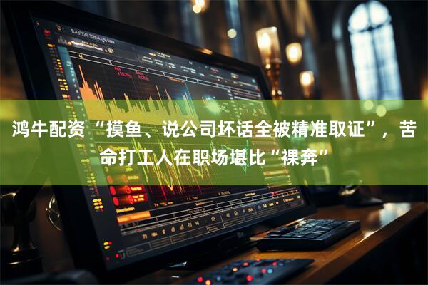鸿牛配资 “摸鱼、说公司坏话全被精准取证”，苦命打工人在职场堪比“裸奔”